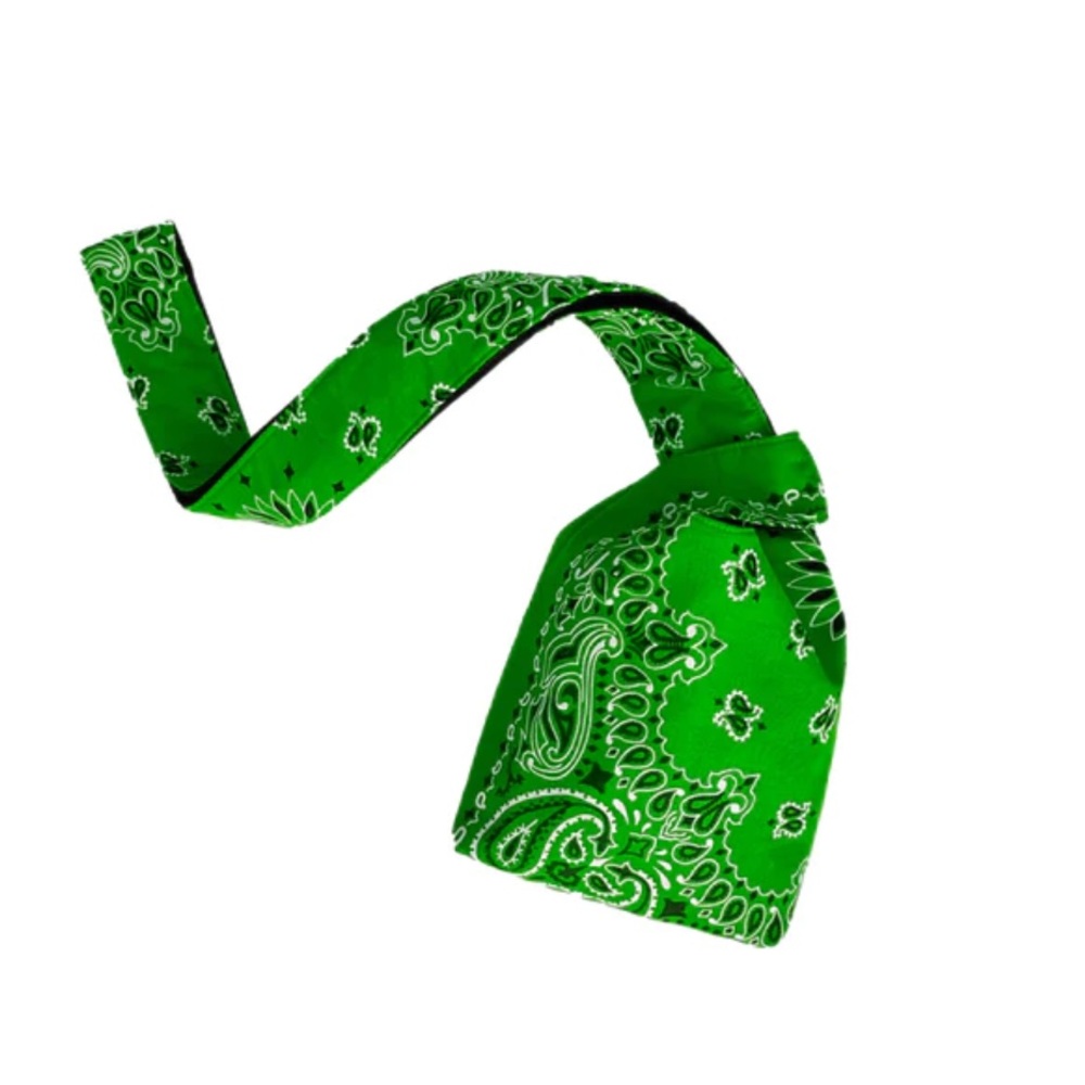 Carlton Yaito Green Paisley Crossbody